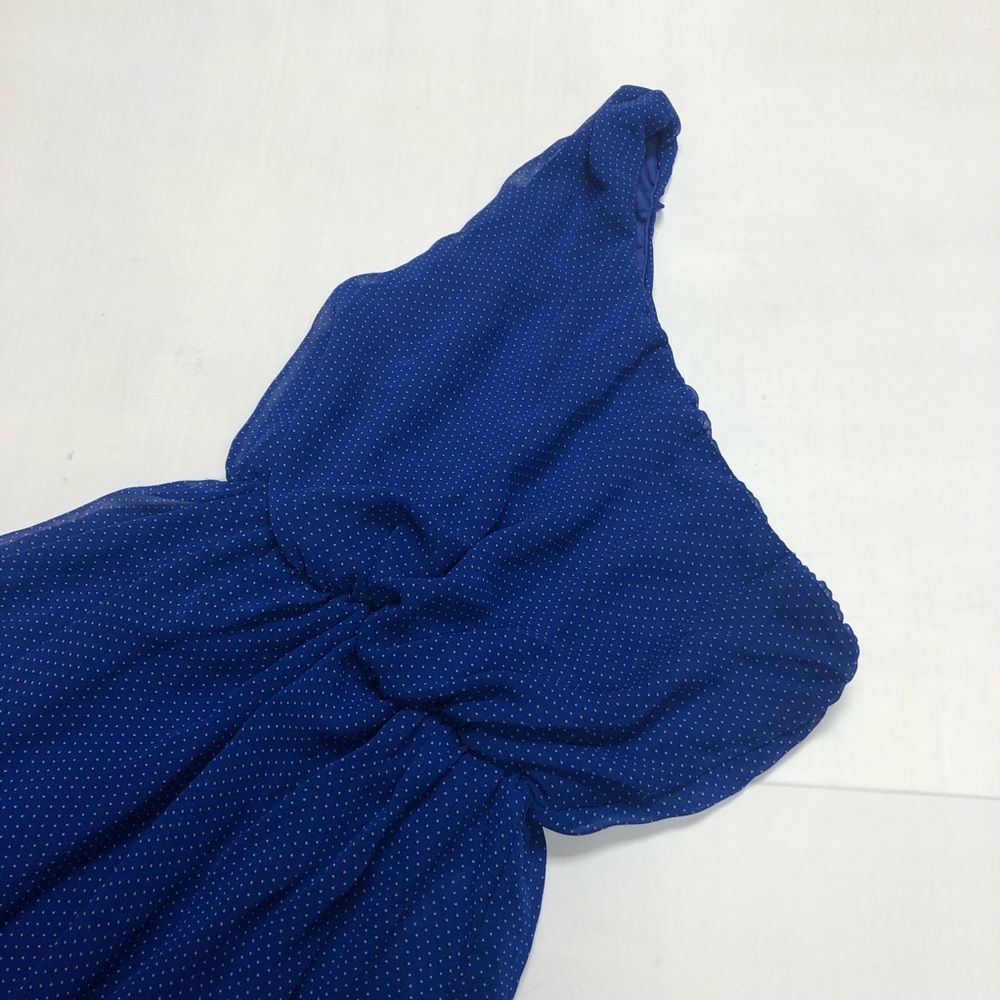 Poema Old Shoulder Polka Dot Dress